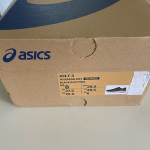 ASICS Jolt 3 Women’s shoes, size 8 US, black/hot pink, brand new with box